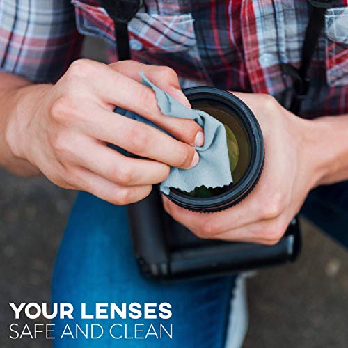 Care Touch Microfiber Cleaning Cloths, 12 Pack - Cleans Eyeglasses, Screens, ...