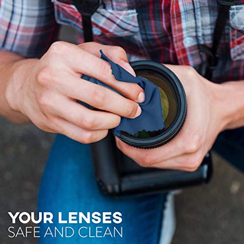 Care Touch Microfiber Cleaning Cloths, 6 Pack - Cleans Glasses, Lenses, Phone...