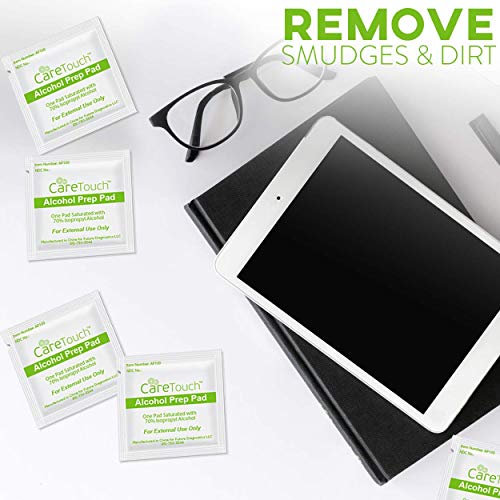 Care Touch Sterile Alcohol Prep Pads, 2-Ply, 100 Count