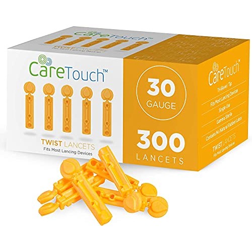 Care Touch Twist Top Lancets 30 Gauge, 300 Lancets