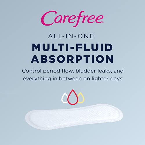Carefree Acti-Fresh Body Shaped Panty Liners, Flexible Protection that Molds ...