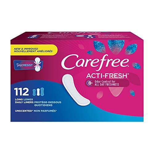 Carefree Acti-Fresh Body Shaped Panty Liners, Flexible Protection that Molds ...