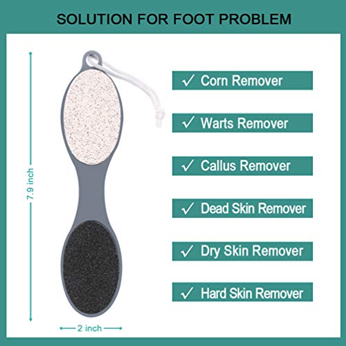 CAREHOOD Foot File Callus Remover - Multi Purpose 4 in 1 Feet Pedicure Tools ...