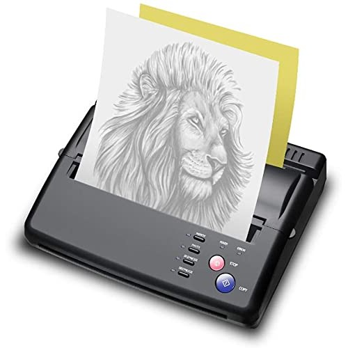 Tattoo Transfer Stencil Machine,Carejoy Tattoo Transfer Copier Printer for Te...