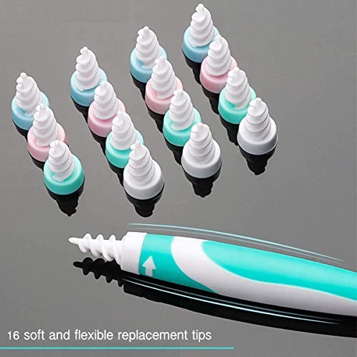 Q-Grips Earwax Remover, Earwax Cleaner Tool Set, Smart Spiral Earwax Removal ...