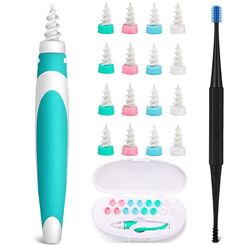 Q-Grips Earwax Remover, Earwax Cleaner Tool Set, Smart Spiral Earwax Removal ...