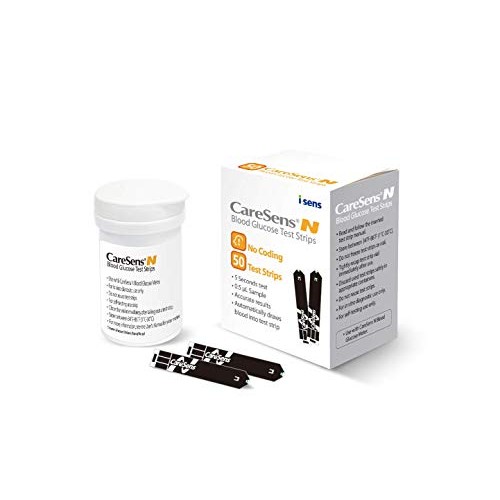 CareSens N Blood Glucose Test Strips (50 ct) - Only for CareSens N Family Met...