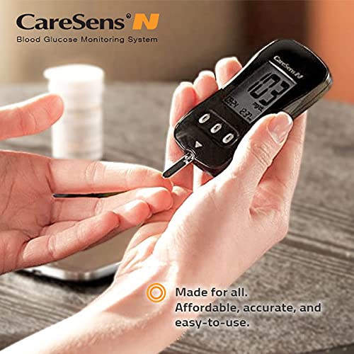 CareSens N Blood Diabetes Testing Kit with 100 Test Strips, 1 Glucose Meter, ...