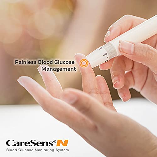 CareSens N Blood Diabetes Testing Kit with 100 Test Strips, 1 Glucose Meter, ...