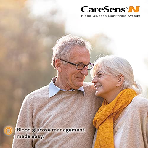 CareSens N Blood Diabetes Testing Kit with 100 Test Strips, 1 Glucose Meter, ...