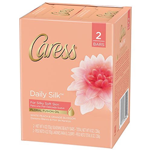 Caress Beauty Bar Soap For Silky, Soft Skin Daily Silk With Silk Extract and ...