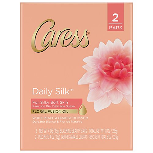 Caress Beauty Bar Soap For Silky, Soft Skin Daily Silk With Silk Extract and ...