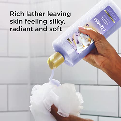 Caress Moisturizing Body Wash For Dry Skin Jasmine and Lavender Oil Leaves Sk...