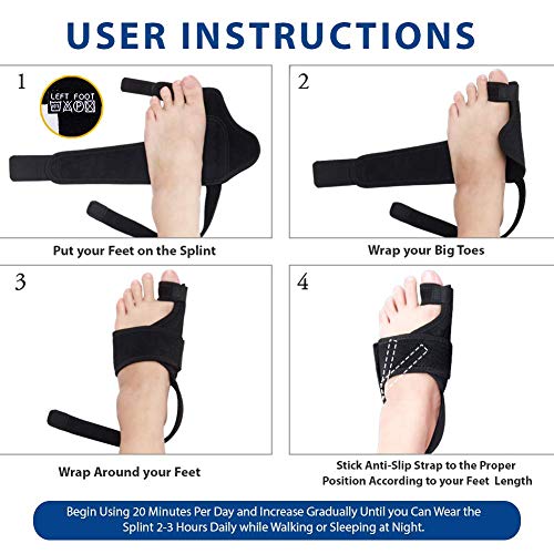 Bunion Corrector for Women & Men - Big Toe Brace - Straightening Orthopedic B...