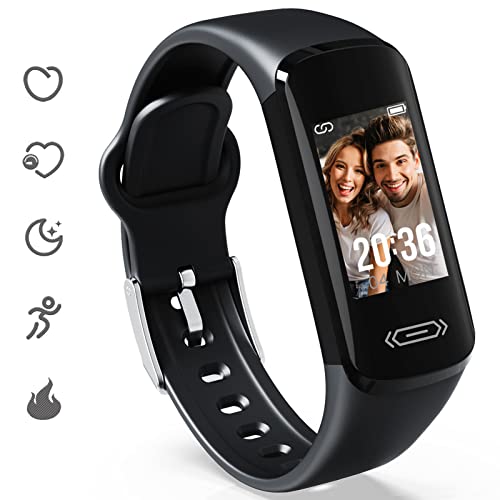 Fitness Tracker with Blood Pressure Watch Heart Rate Temperature Monitor for ...
