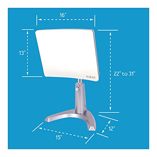 Carex Day-Light Classic Plus Bright Light Therapy Lamp - 10,000 LUX At 12 Inc...