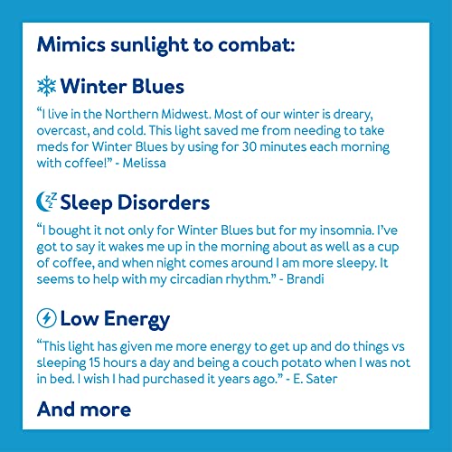 Carex Day-Light Classic Plus Bright Light Therapy Lamp - 10,000 LUX At 12 Inc...