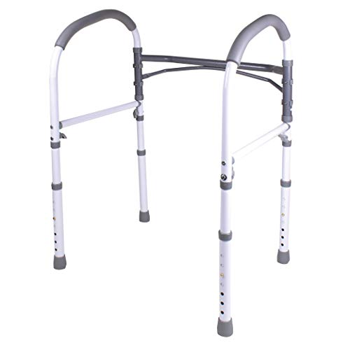 Carex Health Brands Toilet Safety Rails - Toilet Handles for Elderly and Hand...
