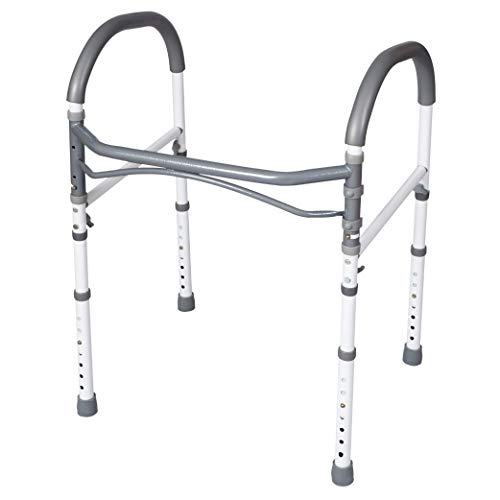 Carex Health Brands Toilet Safety Rails - Toilet Handles for Elderly and Hand...