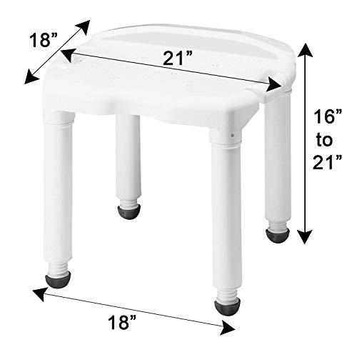 Carex Universal Bath Seat and Shower Chair - With Support Up To 400 Pounds - ...