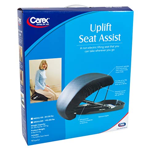 Carex Uplift Premium Seat Assist Plus With Memory Foam - Chair Lift And Sofa ...