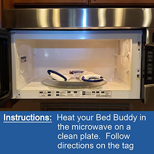 Carex Bed Buddy Heat Pad and Cooling Neck Wrap - Microwave Heating Pad for So...