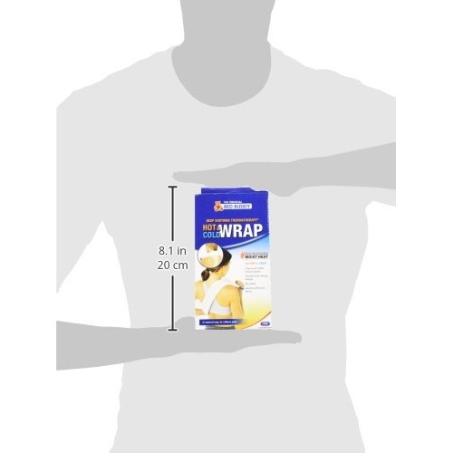 Carex Bed Buddy Heat Pad and Cooling Neck Wrap - Microwave Heating Pad for So...