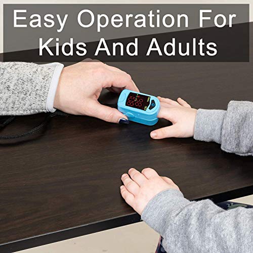 Carex Finger Pulse Oximeter Oxygen Saturation Monitor - Pulse Ox Fingertip o2...