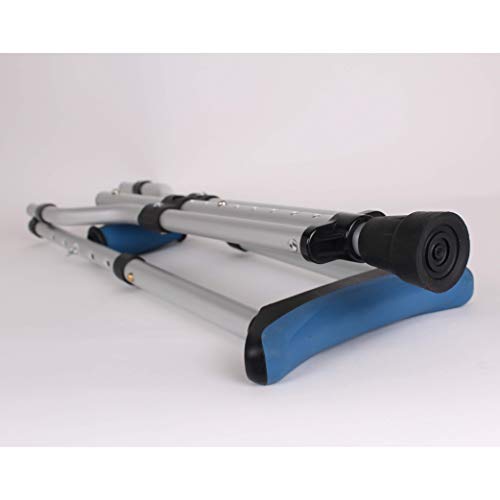 Carex Folding Aluminum Underarm Crutches - Lightweight, Great for Travel or W...