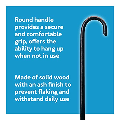 Carex Solid Wood Walking Cane - Wooden Canes for Men & Women with 250 lb Weig...