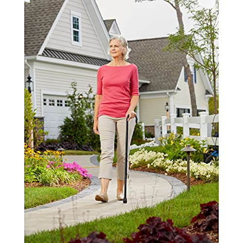 Carex Solid Wood Walking Cane - Wooden Canes for Men & Women with 250 lb Weig...