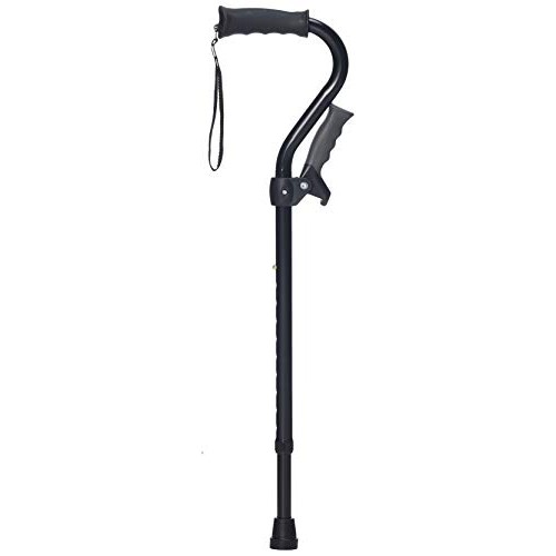 Carex Stand Assist Walking Cane - Includes Secondary Flip Down Handle for Add...
