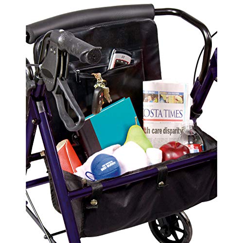 Carex Steel Rollator Walker with Seat and Wheels - Rolling Walker for Seniors...