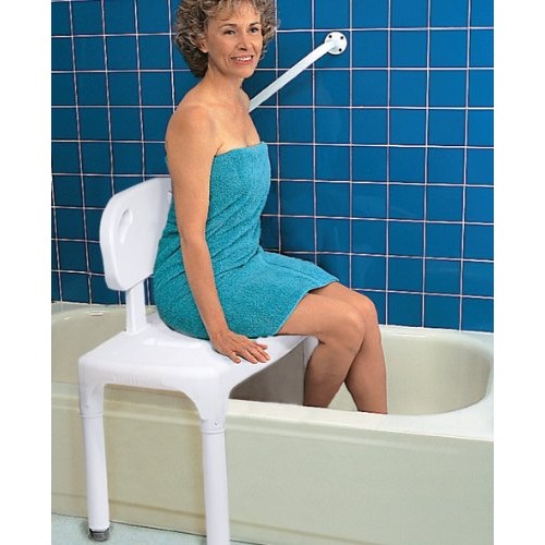 Carex Universal Tub Transfer Bench, Shower Bench and Bath Seat, Shower Chair ...