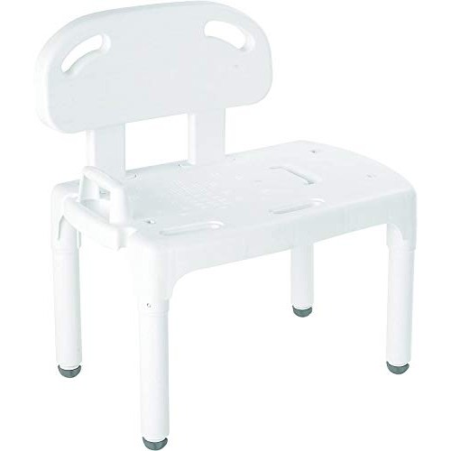 Carex Universal Tub Transfer Bench, Shower Bench and Bath Seat, Shower Chair ...