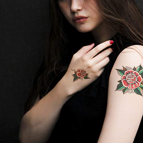 CARGEN Classic Temporary Tattoo Old School Stickers Different Sizes Vintage S...