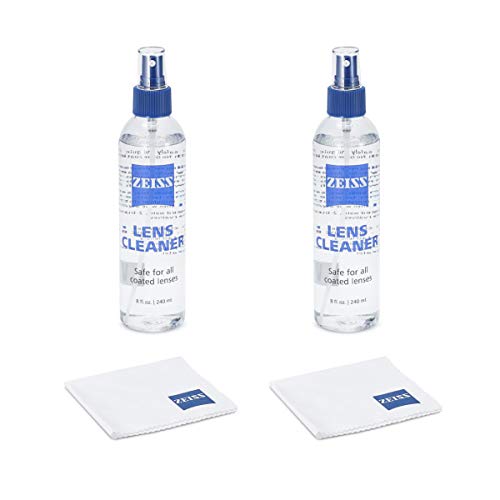 Zeiss Lens Care Pack - 2 - 8 Ounce Bottles of Lens Cleaner, 2 Microfiber Clea...