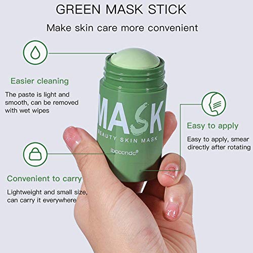 Green Tea Purifying Clay Face Mask, Blackhead Remover Oil Control Face Moistu...