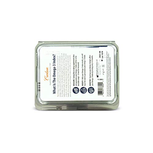 Carlson - Omega-3 Test Kit, Omega-3 Index Test, Measure Omega-3 Levels (EPA a...