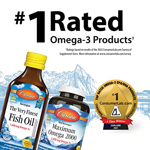 Carlson - Omega-3 Test Kit, Omega-3 Index Test, Measure Omega-3 Levels (EPA a...