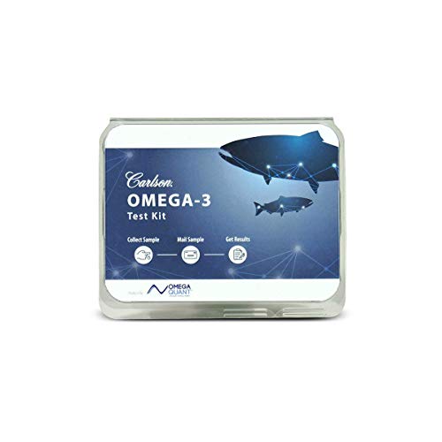 Carlson - Omega-3 Test Kit, Omega-3 Index Test, Measure Omega-3 Levels (EPA a...