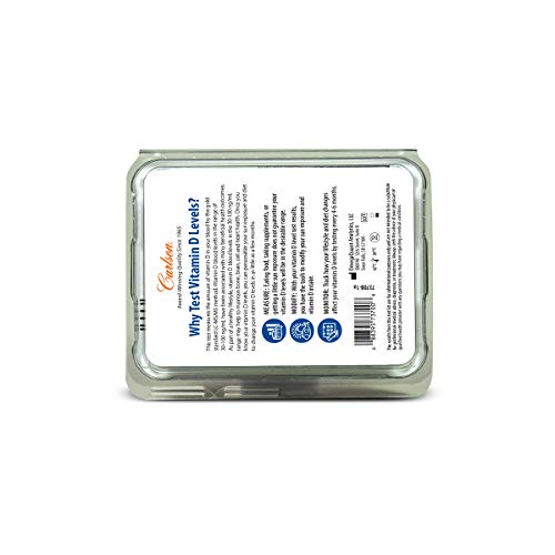 Carlson - Vitamin D Test Kit, at-Home D3 Test, Test Your Levels, 1 Test Kit