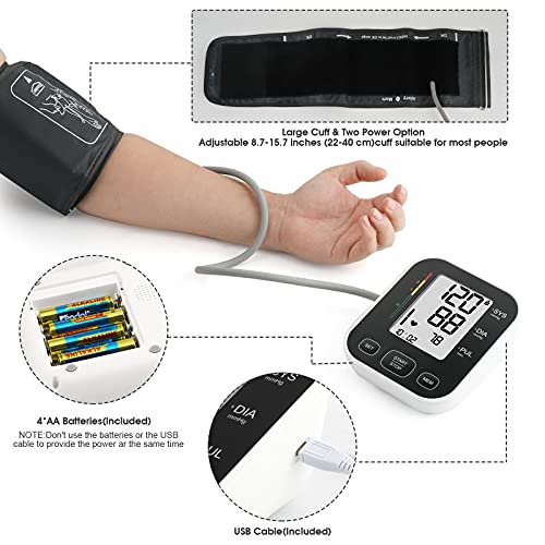 Blood Pressure Monitor,CARMAS Blood Pressure Monitor Upper Arm with XL Large ...