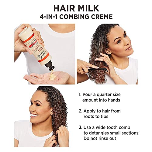 Carol’s Daughter Hair Milk Refresher Spray and 4 in 1 Combing Creme Hair Deta...