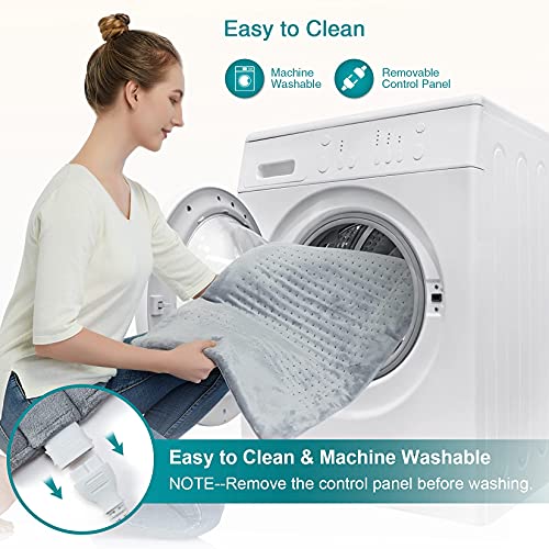 CAROMIO Heating Pad for Back Pain Cramps Relief Extra Large 33"x17" Electric ...