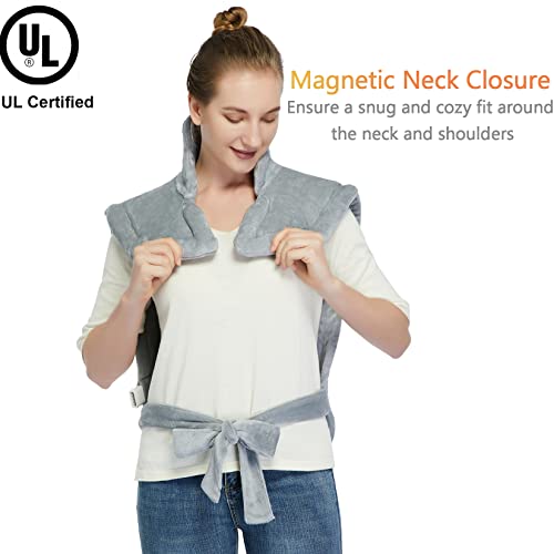 CAROMIO Heating Pad for Neck and Shoulders Back Pain Relief, Electric Heating...