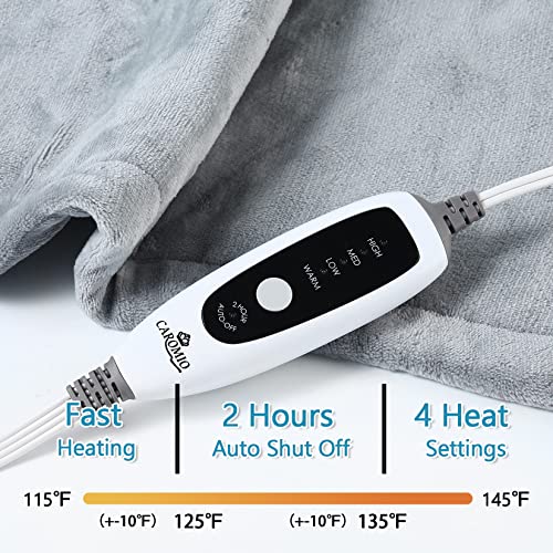 CAROMIO Heating Pad for Neck and Shoulders, Electric Neck and Shoulder Heatin...