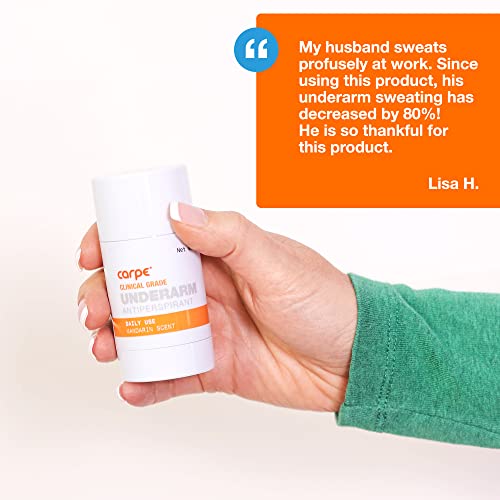 Carpe Clinical Strength Deodorant + Extra Effective Antiperspirant - Clinical...