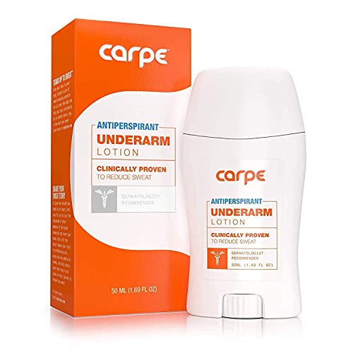 Carpe Underarm Antiperspirant and Deodorant, Clinical strength with all-natur...