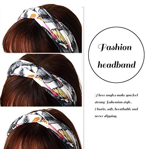 Catery Sports Headbands No Slip Grip Hairband Elastic Single Band Silicone Li...